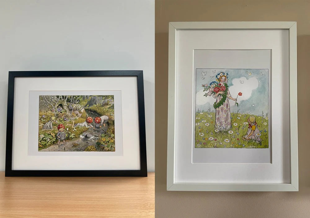 The Art of Elsa Beskow: 20 Pull-Out Frameable Prints Vintage Scandinavian Wall Prints