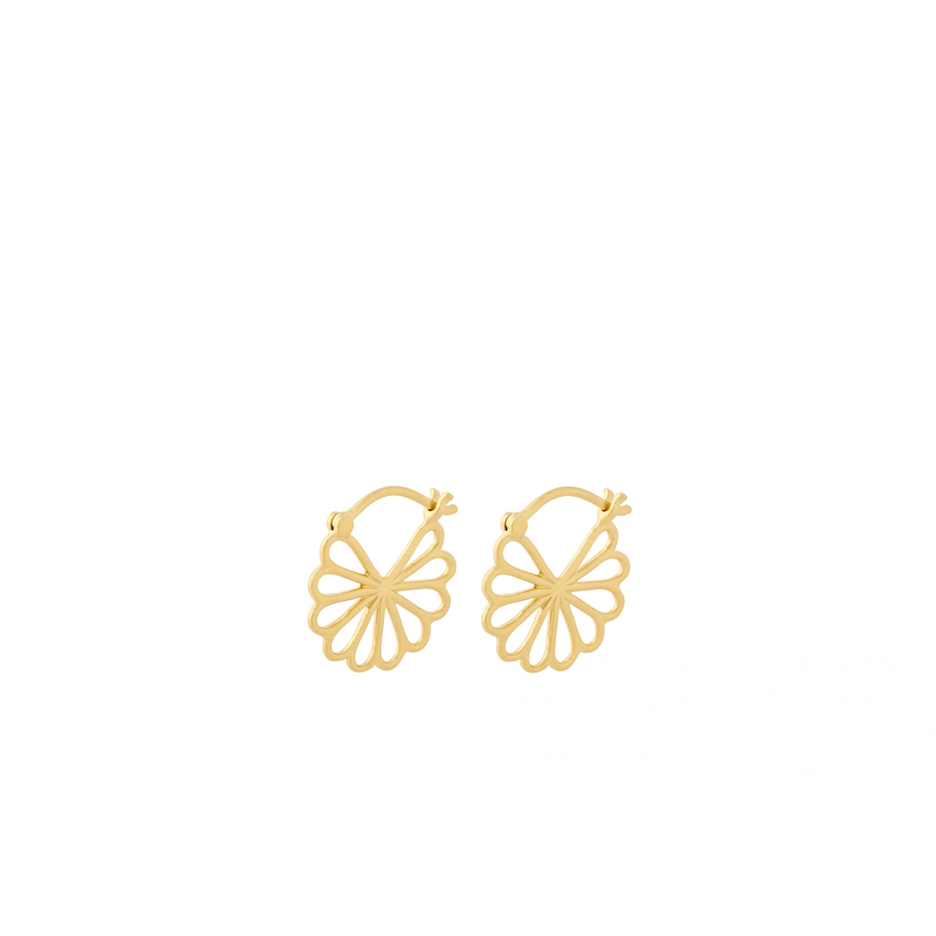 Small Bellis Earrings in Gold