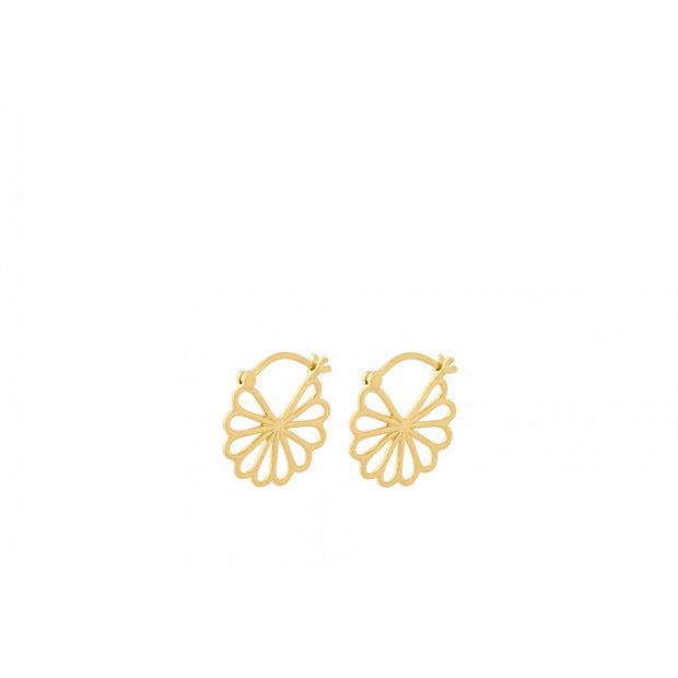 Small Bellis Earrings in Gold