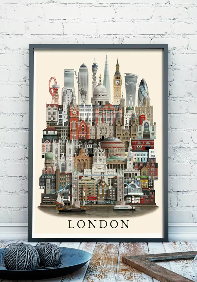 Poster London City A3