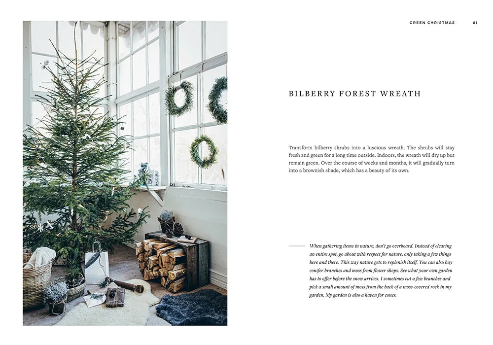 Green Christmas  – Wreaths & Floral Arrangements by Cozy Publishing