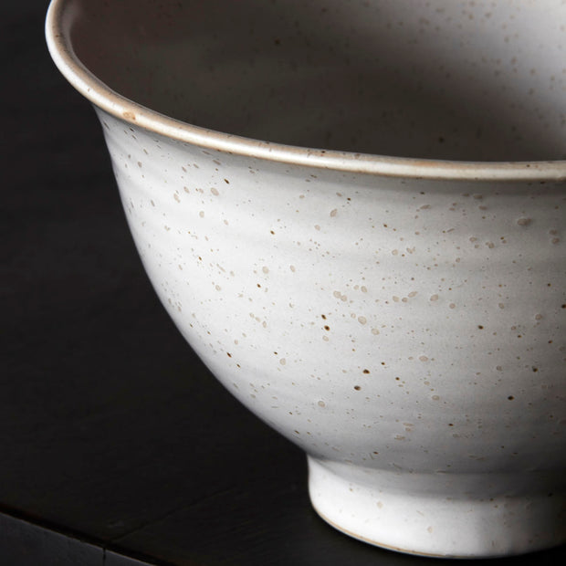 Bowl, Pion in Stoneware Grey/White