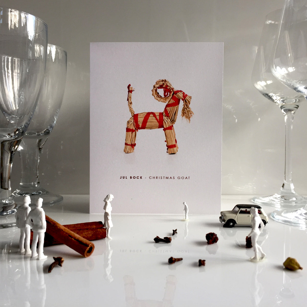 Christmas Card, Yule Goat - Blabar Nordic Living