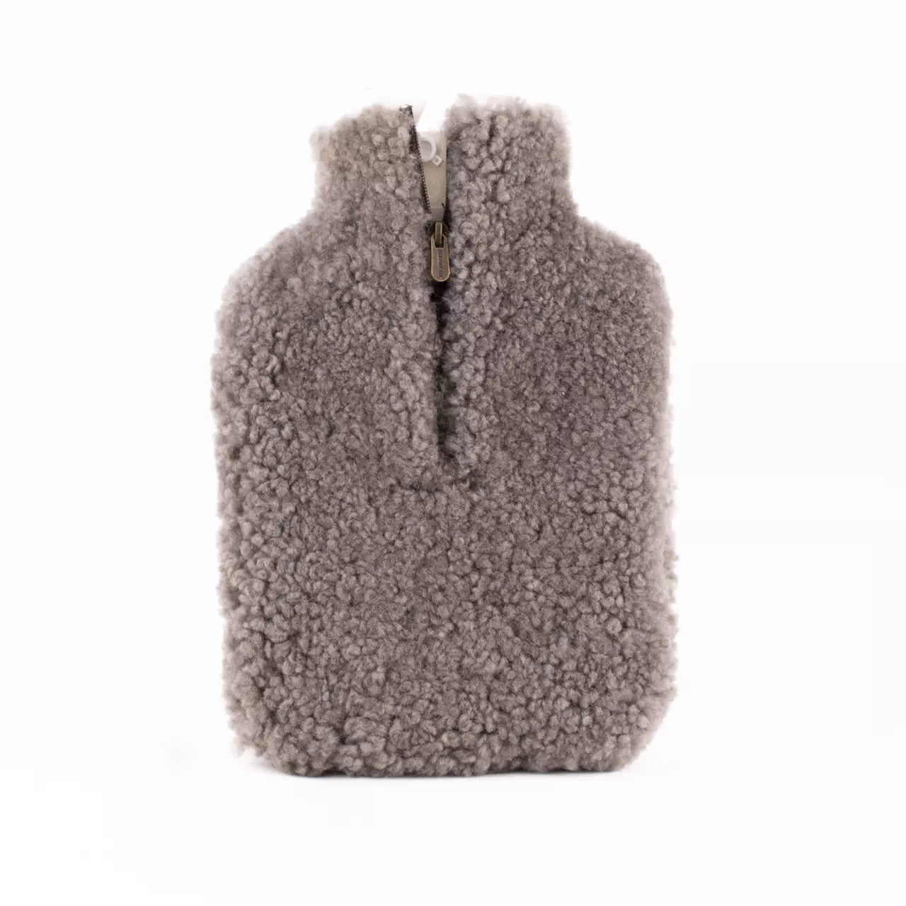 Kerri, Hot Water Bottle Cover in Sheepskin, Stone