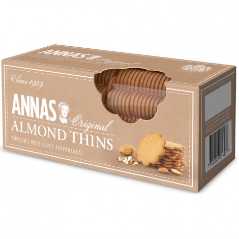 Annas Pepparkakor - Almond Ginger Thins  150g