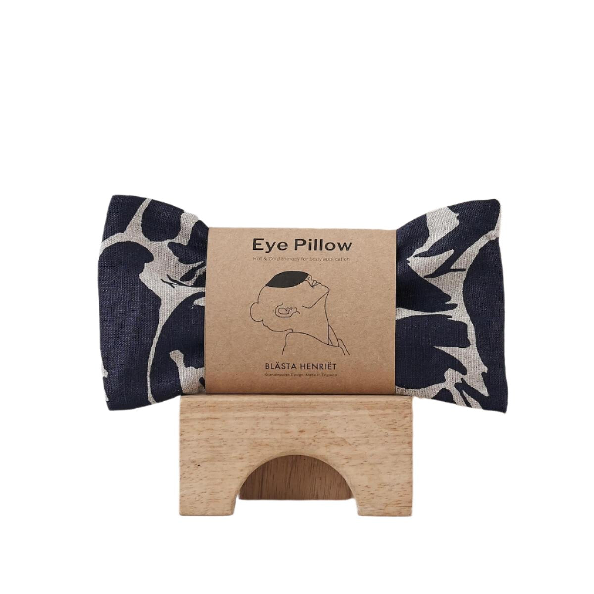 Linen Wheat Bag - Eye Pillow Creatures Navy