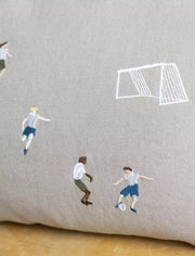 Football Soccer Embroidered Cushion (w. or w/o inner cushion)