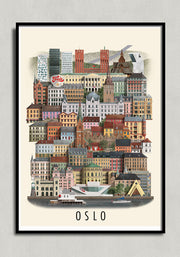 Poster Oslo City A3