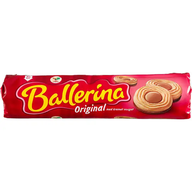Goteborgs Kex Ballerina – Biscuits With Chocolate Nougat Fil 205g