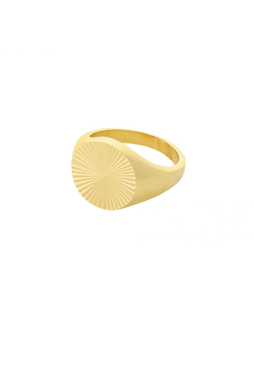 Ocean Star Signet Ring in Gold