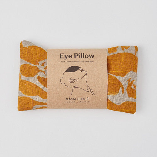 Linen Wheat Bag - Eye Pillow Creatures Yellow - Blabar