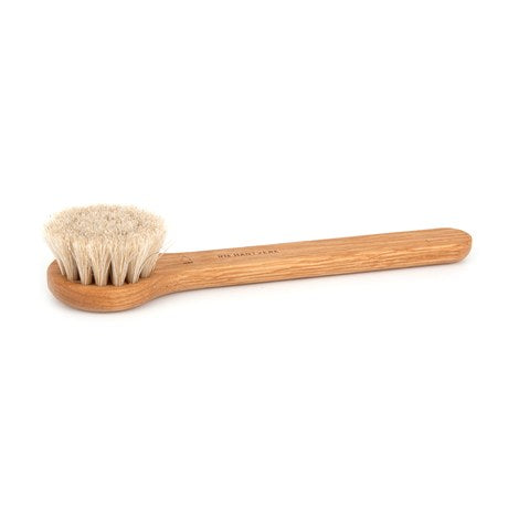 Face Brush in Oak w. Horsehair, for wet use