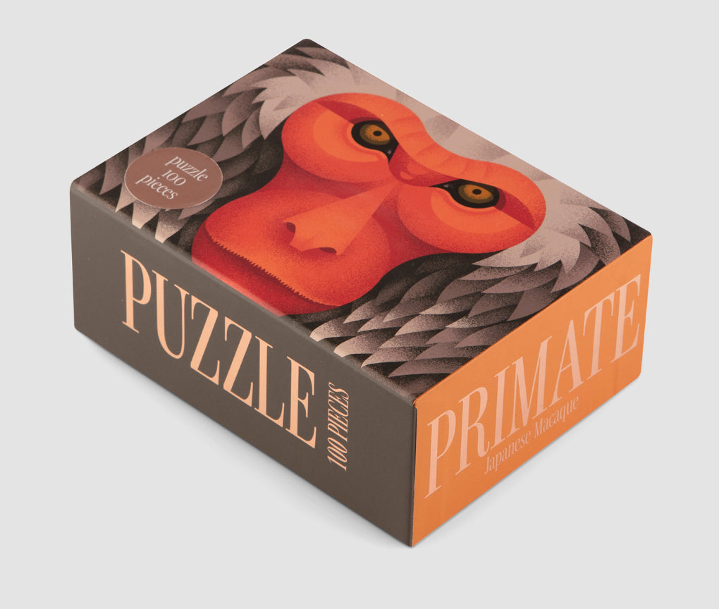 Puzzle - Primate, Japanese Macaque (100 pieces)