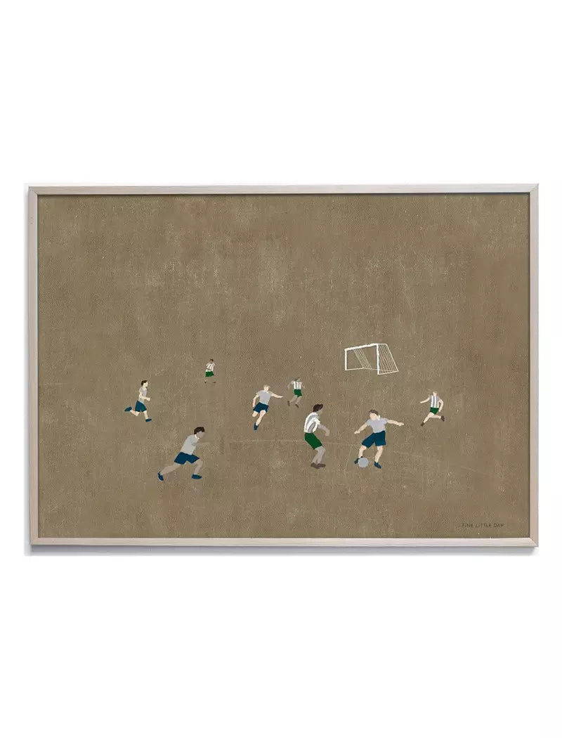 Soccer Football Print 70cm x 50cm