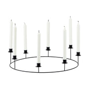 Candle stand, The Ring in Iron 50cm - Blabar